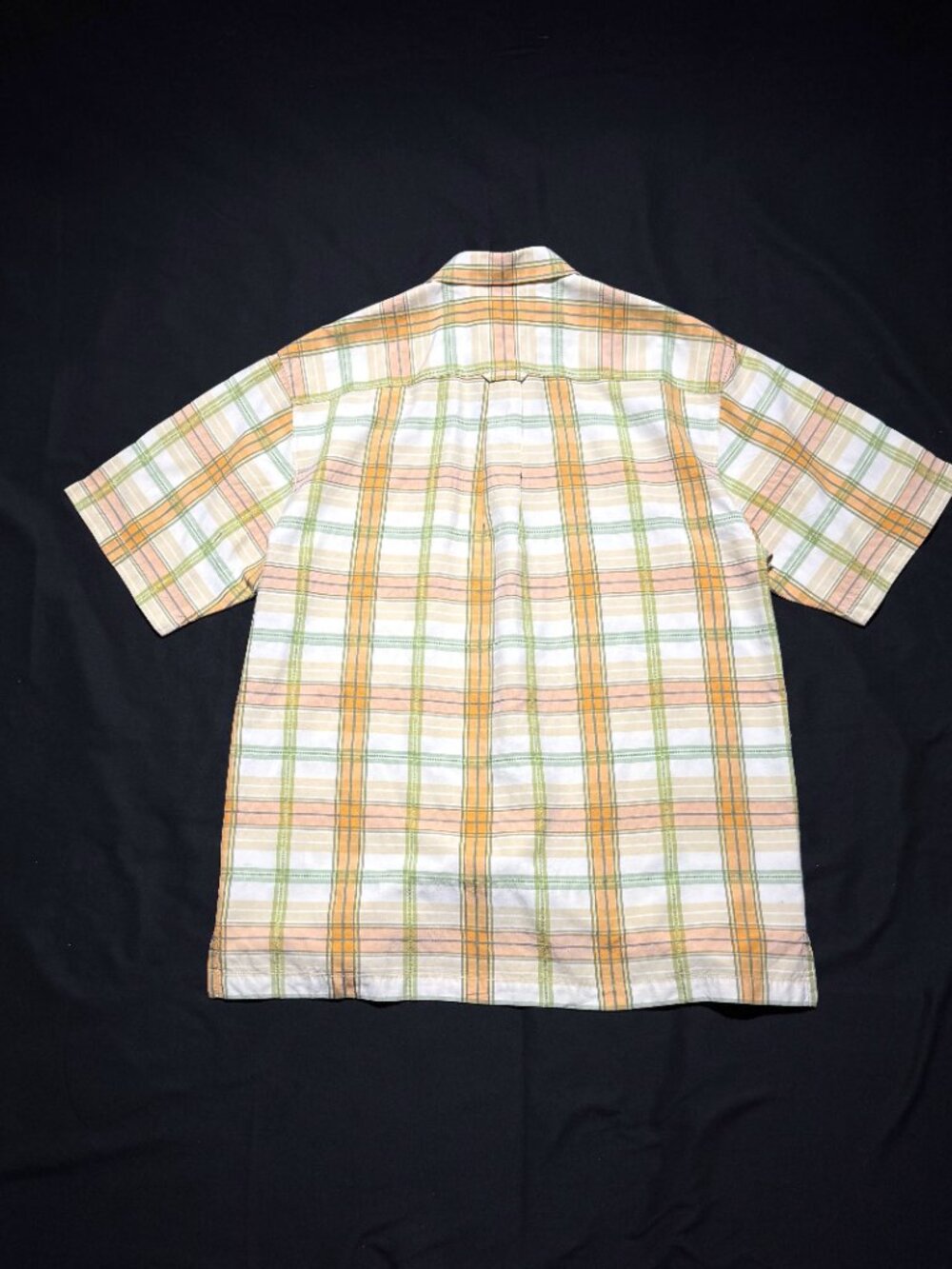 Tommy Bahama Mens SILK Shirt M Multicolored Short Sleeve Untucked Flat Bottom - Picture 4 of 9